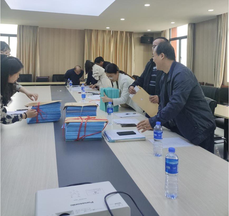 以评估为契机 做实迎评工作 校评建办对管理学院开展教学材料归档检查工作