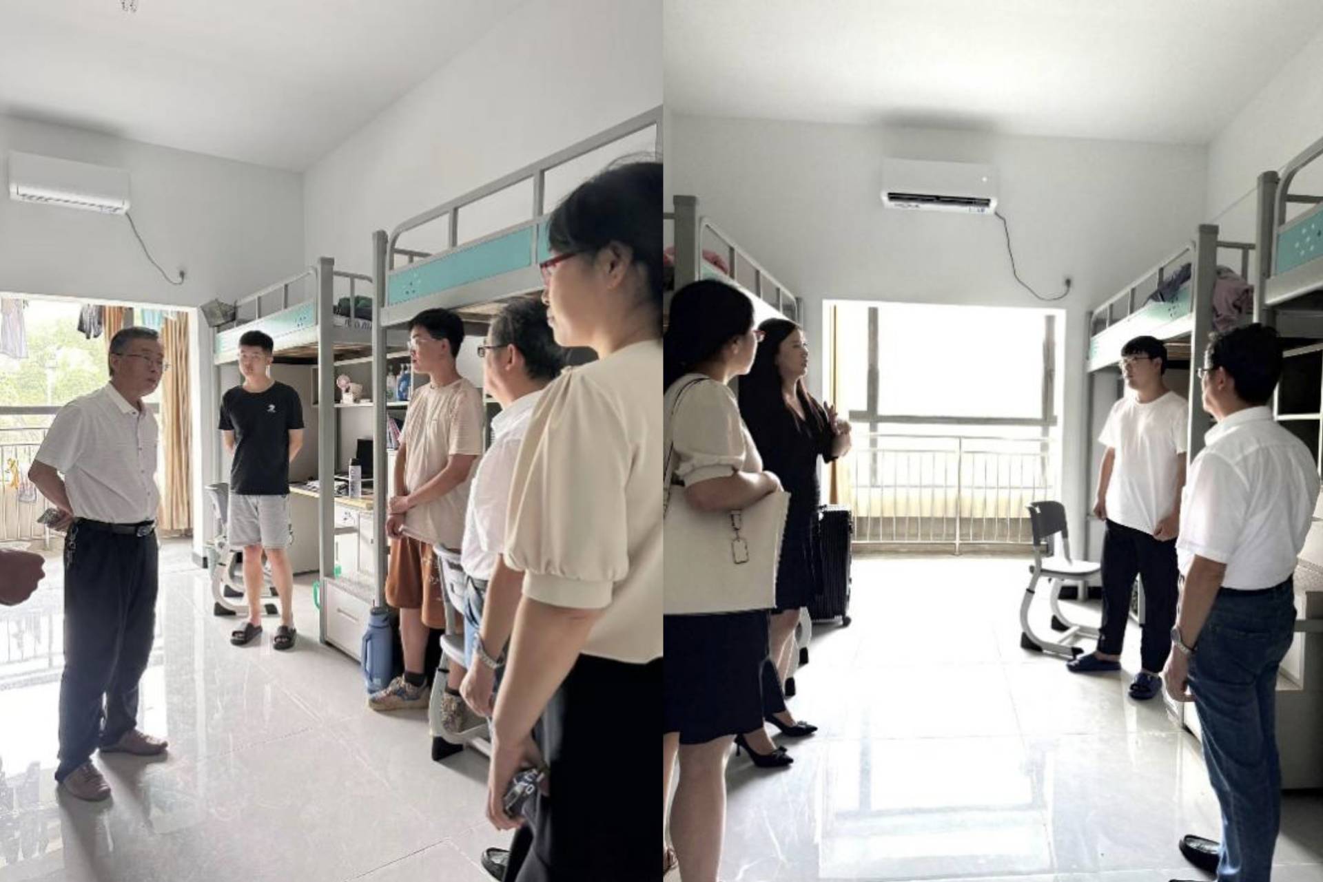 交流进寝室  谈心聊学情——电信工程学院领导深入新生寝室，温情引导专升本学子启航